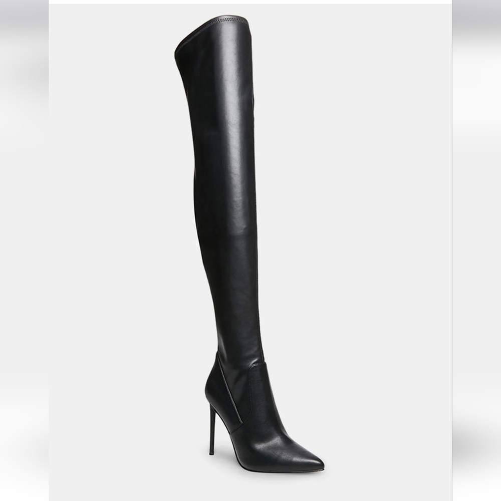 Steve Madden Black Over the Knee Boots